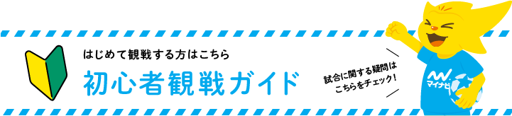 初心者観戦ガイドを開きます