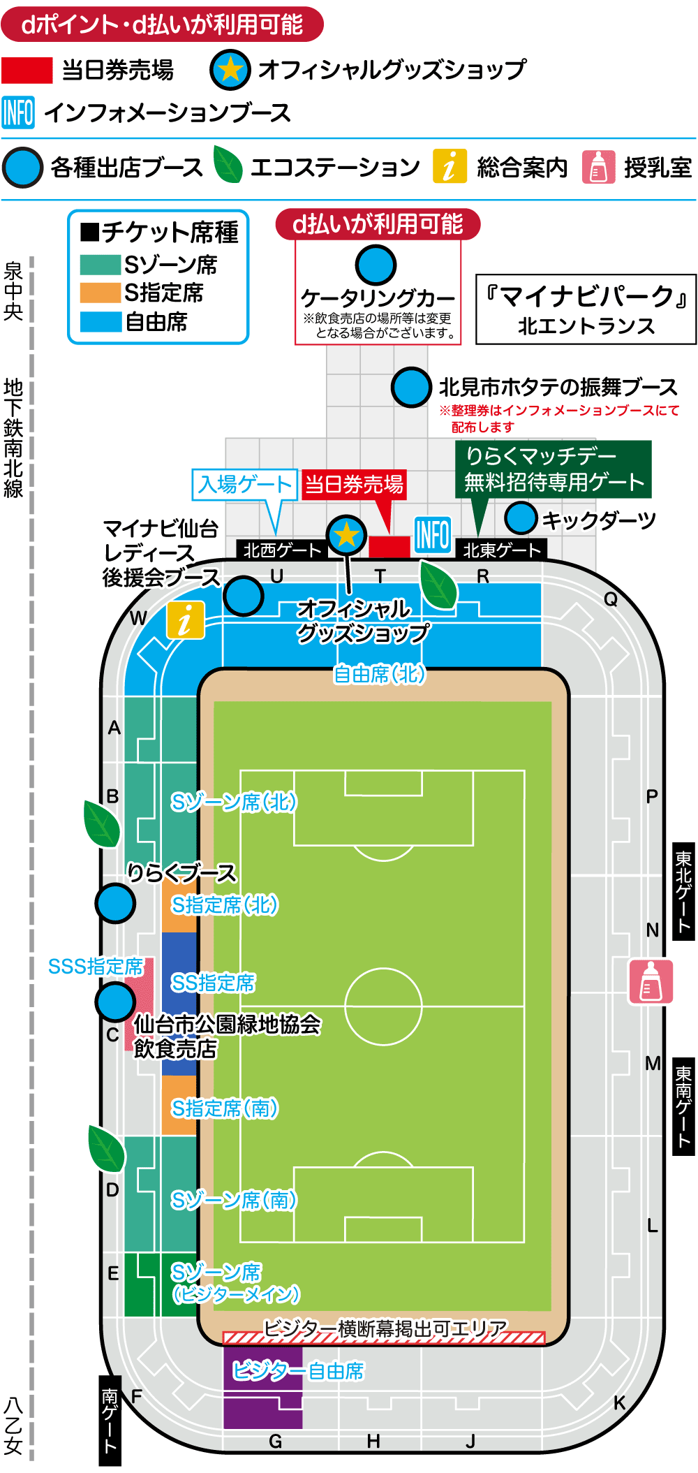 スタジアムマップ