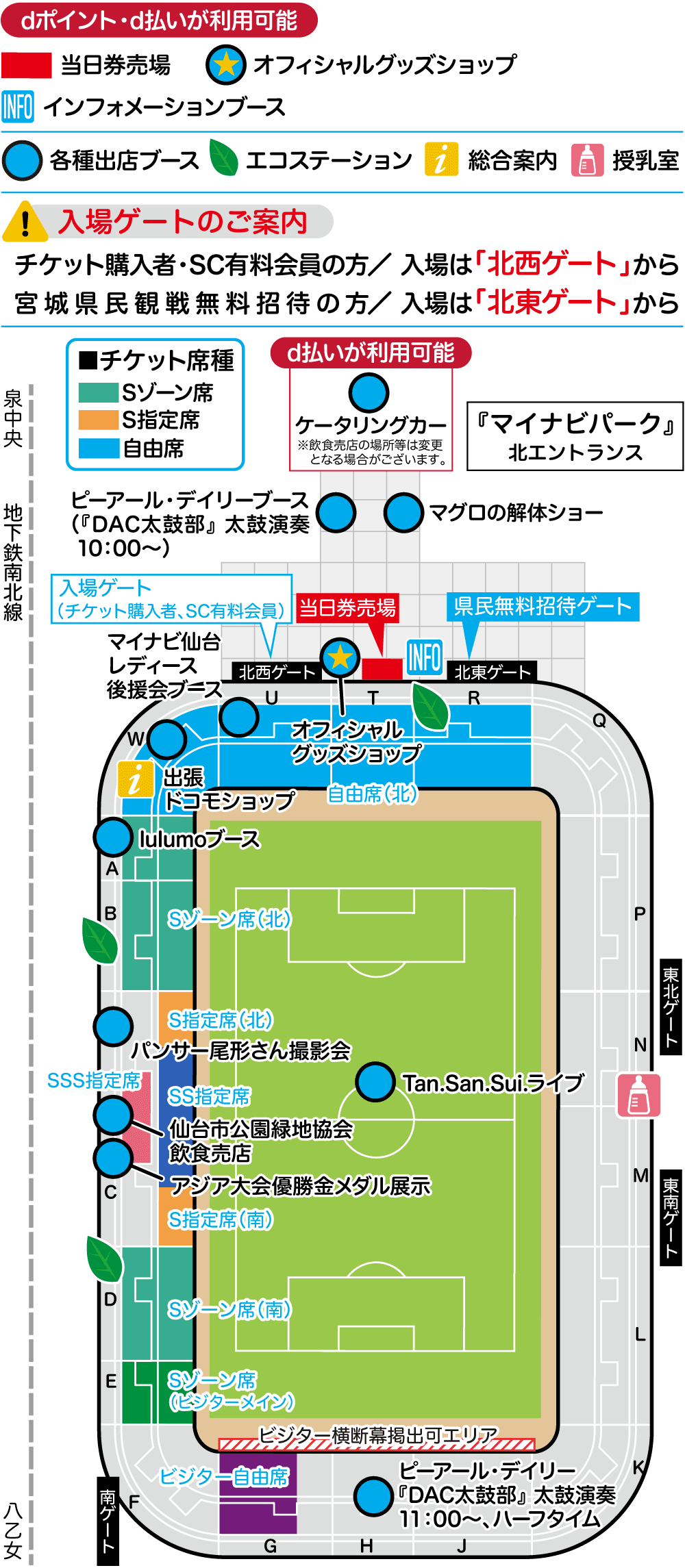 スタジアムマップ