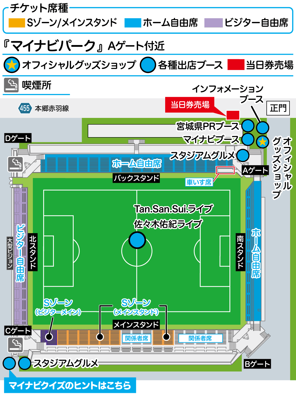 スタジアムマップ