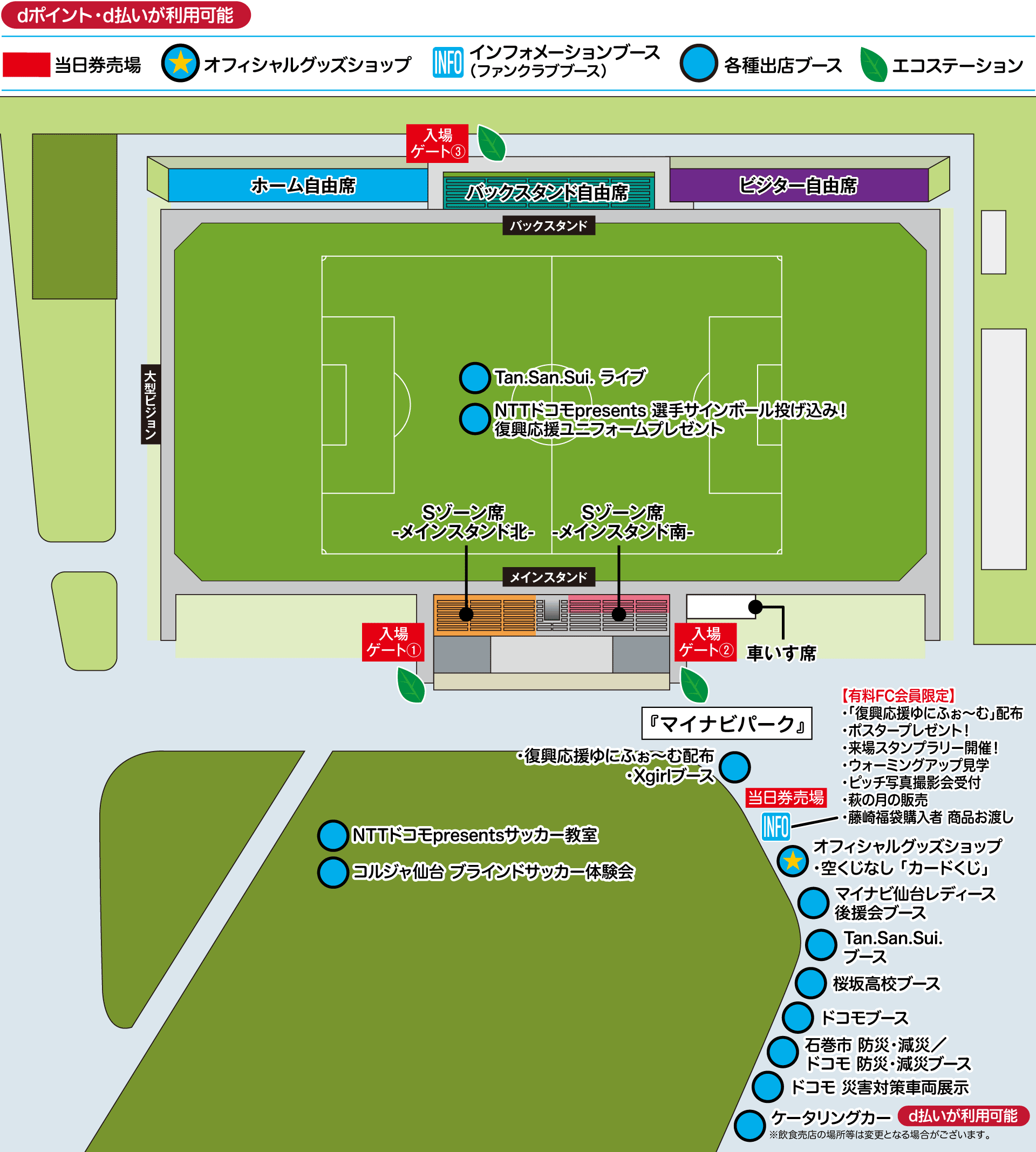 スタジアムマップ
