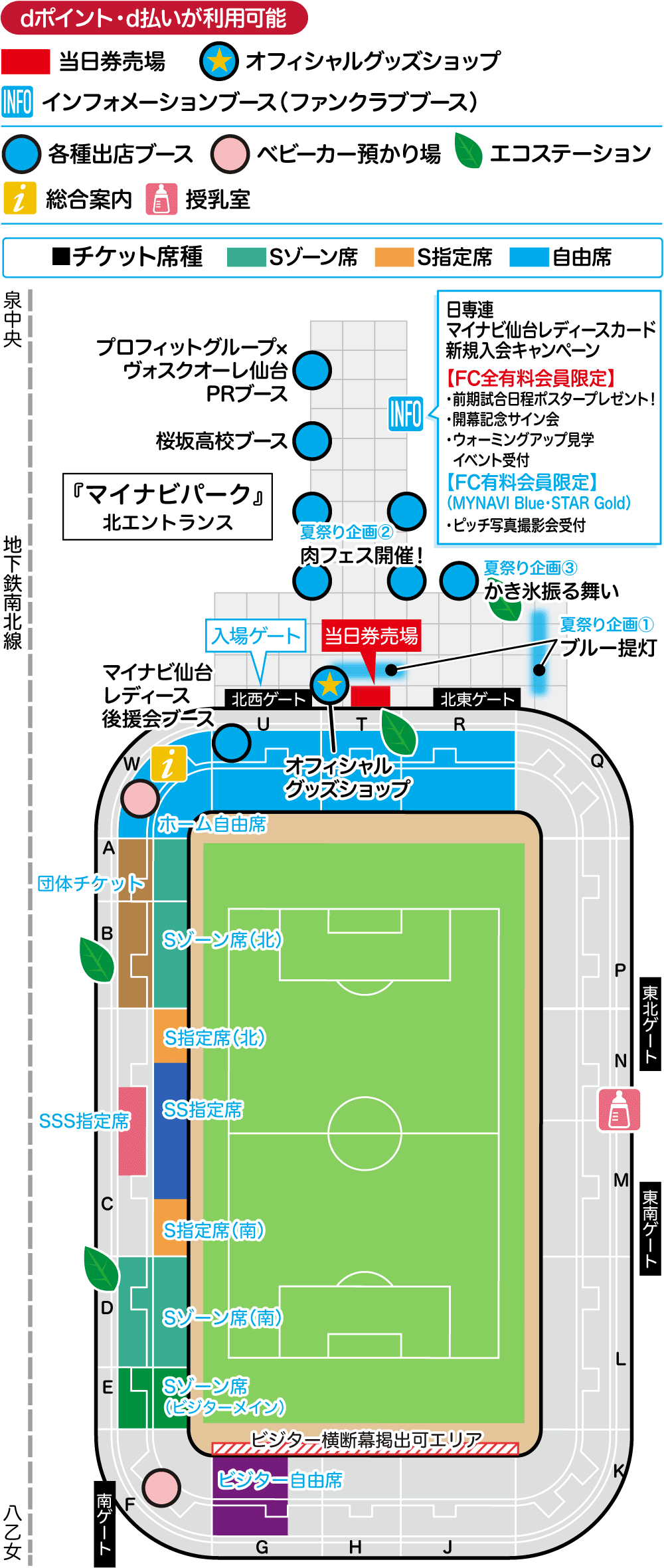 スタジアムマップ