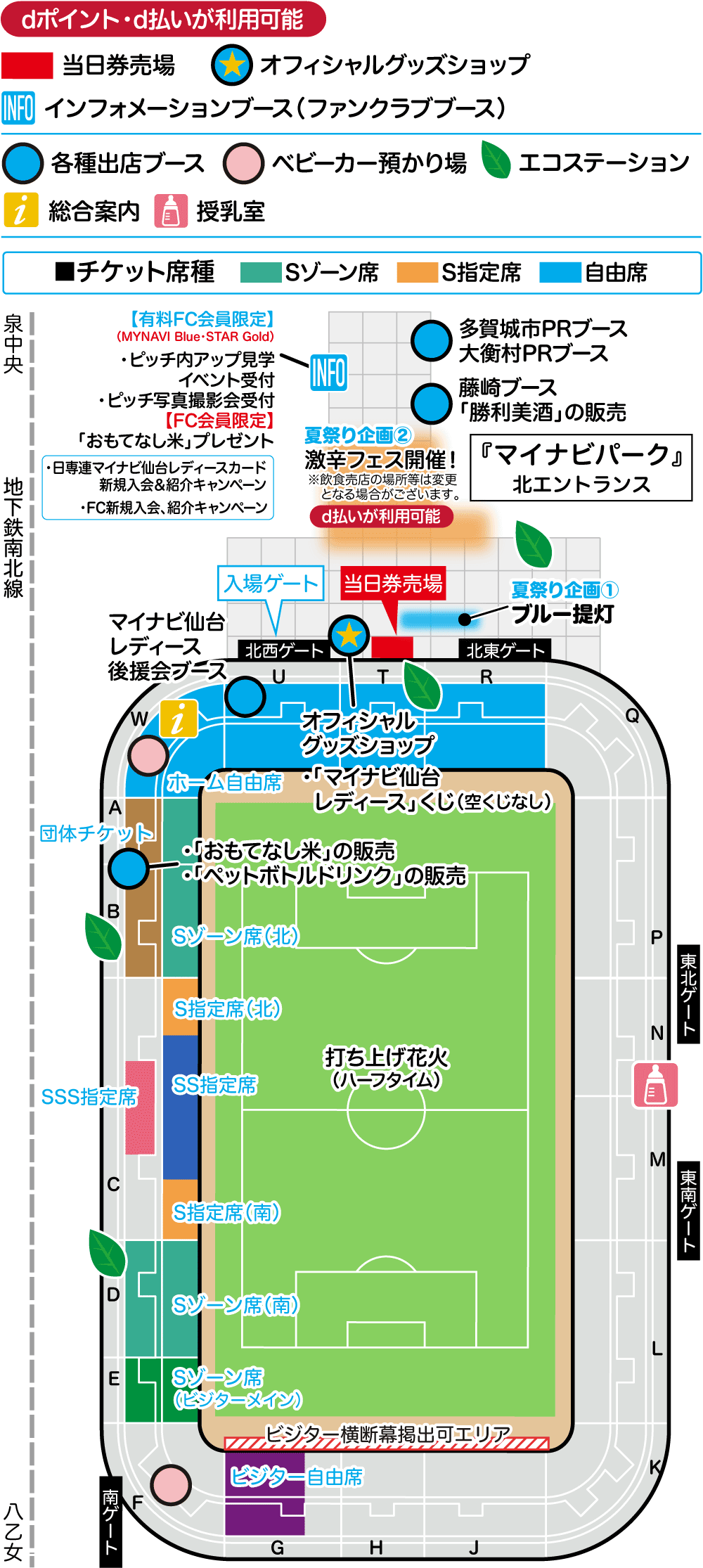 スタジアムマップ