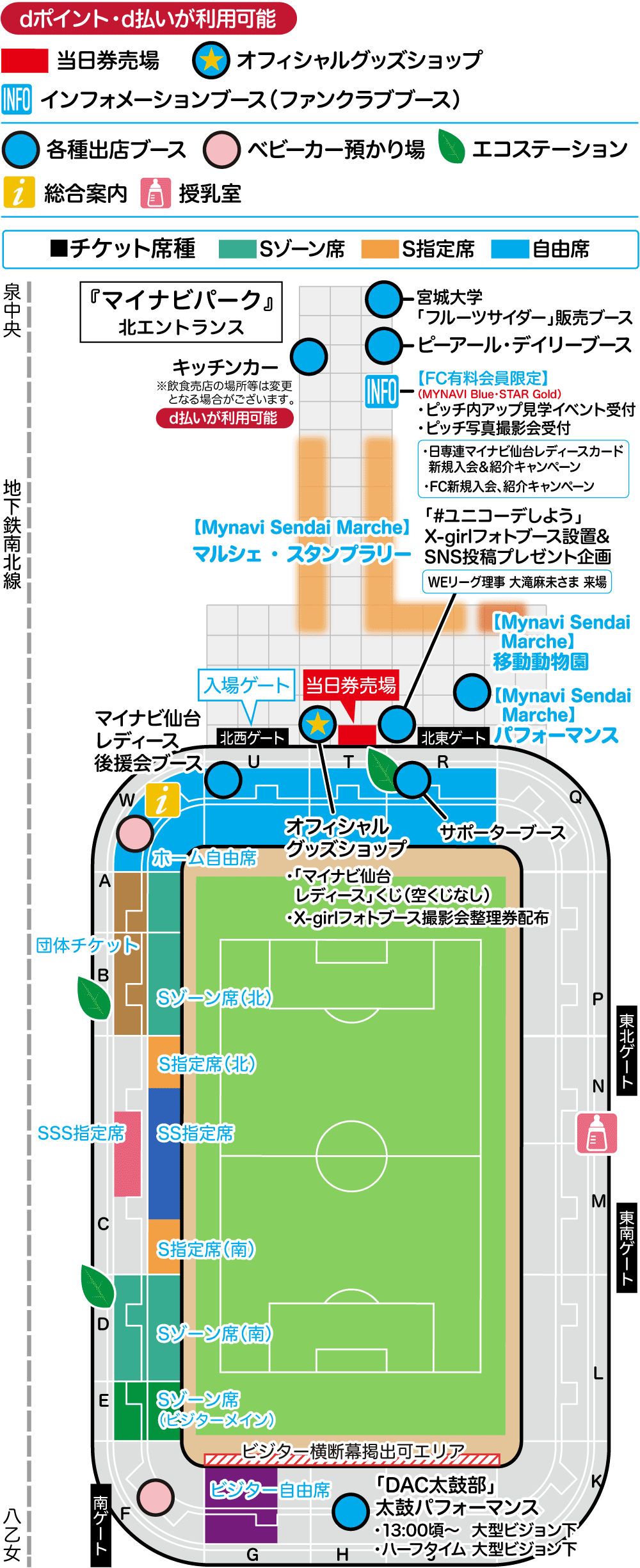 スタジアムマップ