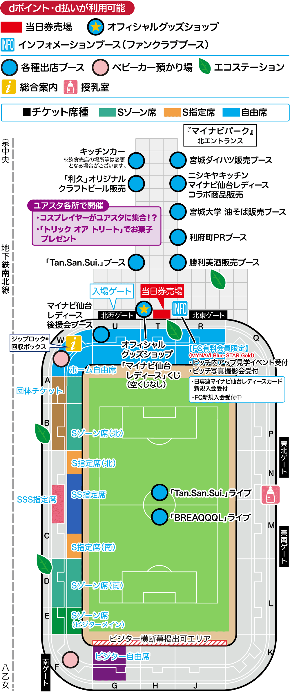 スタジアムマップ