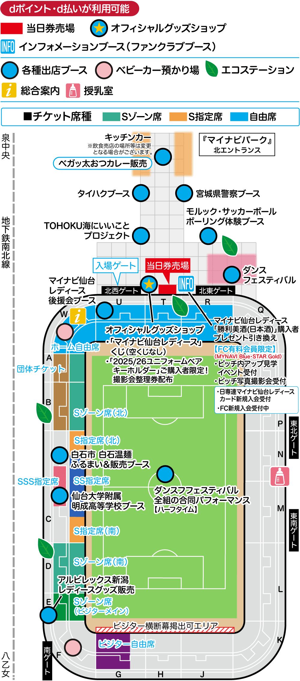 スタジアムマップ