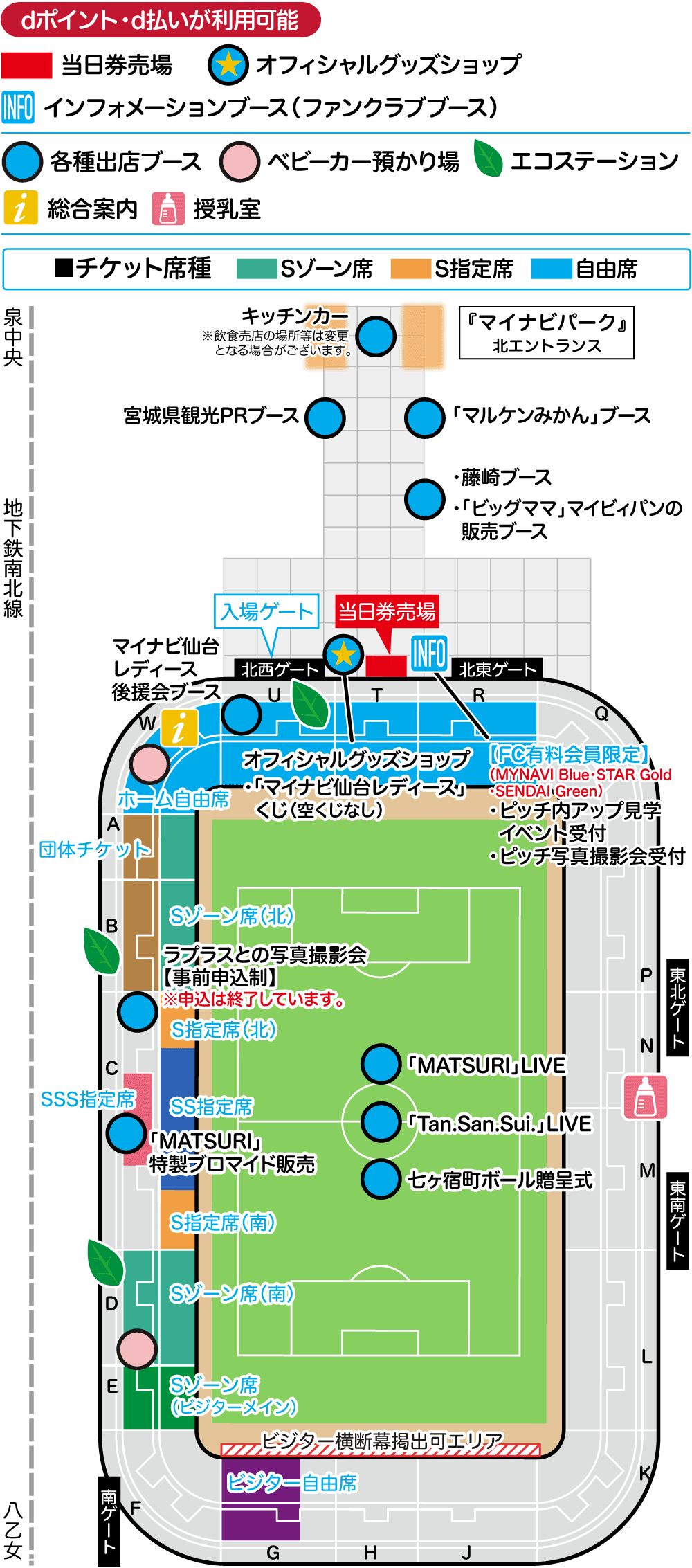 スタジアムマップ