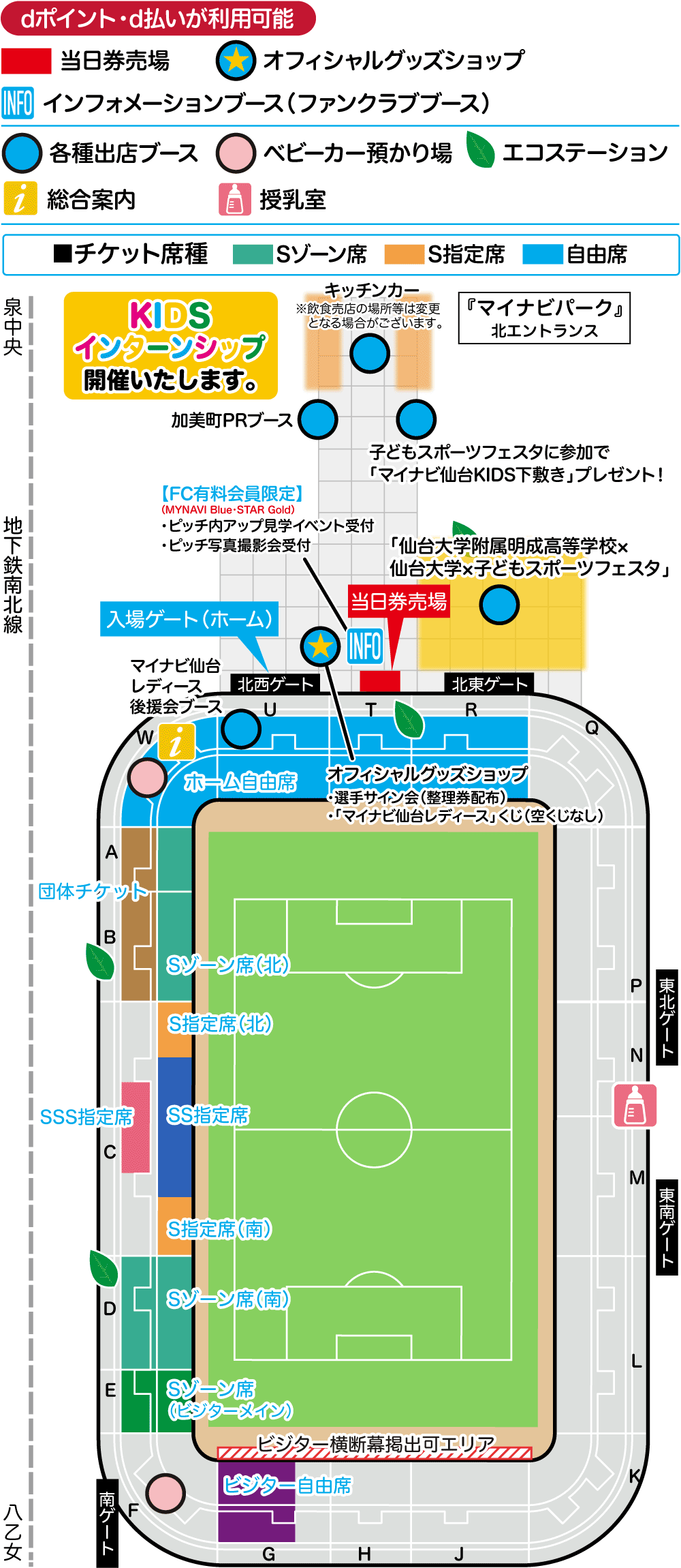 スタジアムマップ