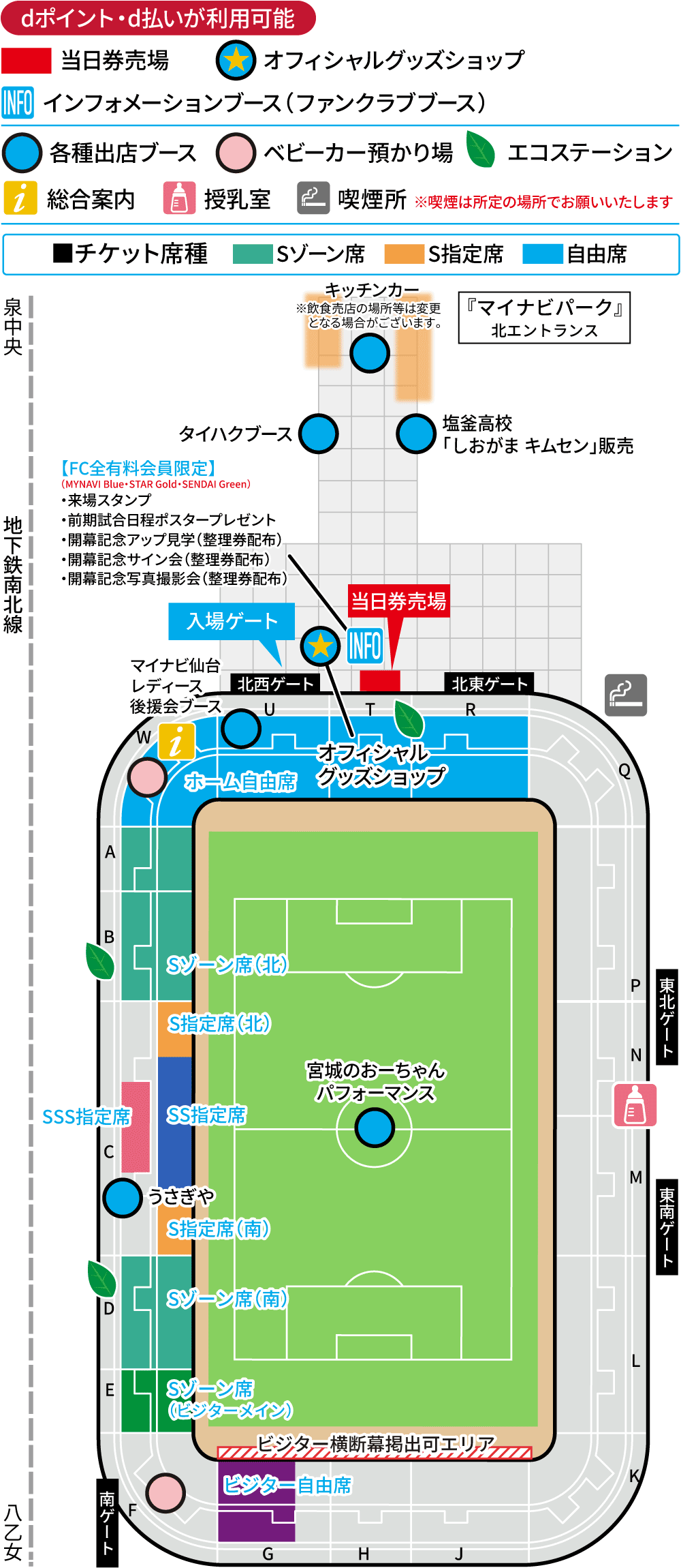 スタジアムマップ