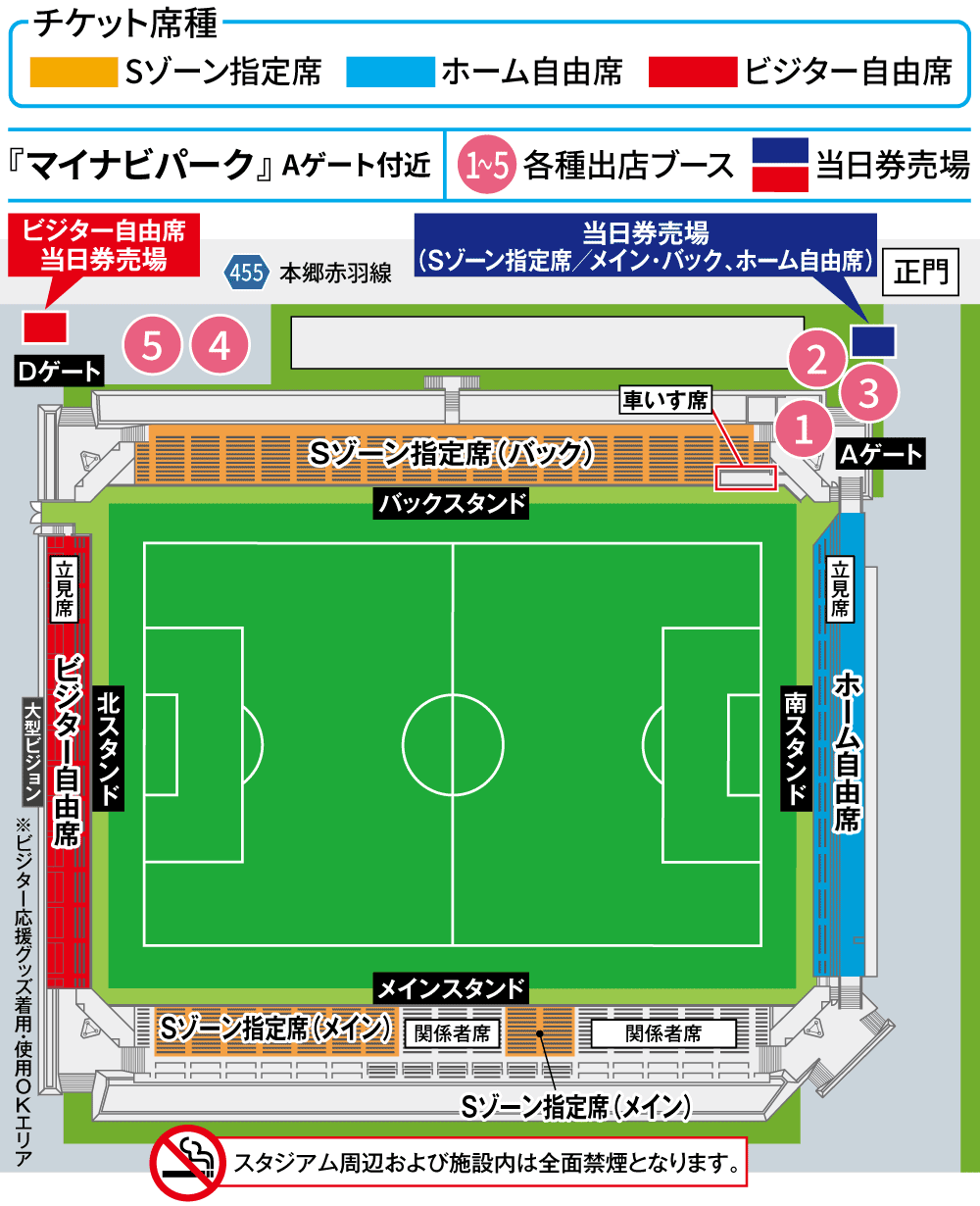 スタジアムマップ