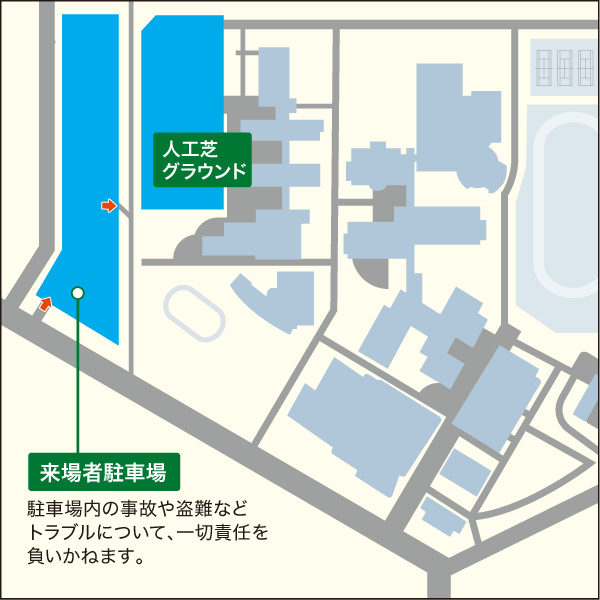 仙台白百合学園小学校 人工芝グラウンド 詳細マップ